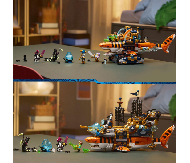 LEGO DREAMZZZ 71515 Rekinoczołg tygrysi - 1473530 - zdjęcie 12